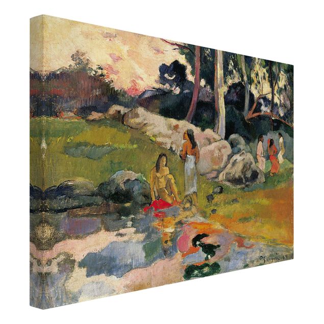 Quadri impressionisti Paul Gauguin - Donne in riva al fiume