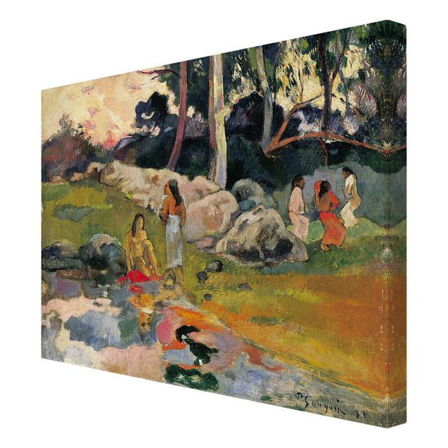 Riproduzioni quadri famosi Paul Gauguin - Donne in riva al fiume