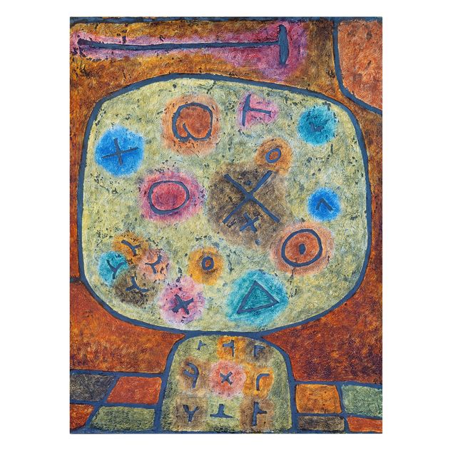 Riproduzione quadri famosi Paul Klee - Fiori nella pietra