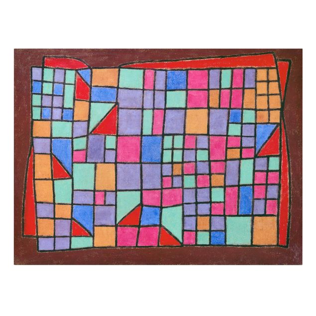 Riproduzione quadri su tela Paul Klee - Facciata di vetro