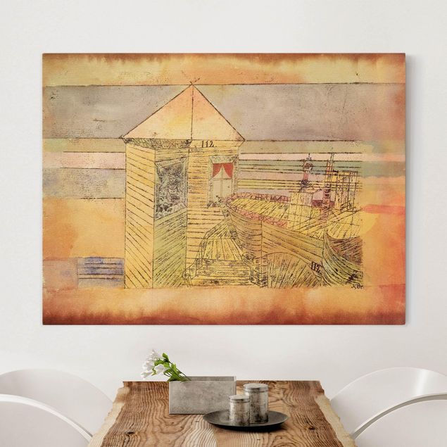 Riproduzioni quadri famosi Paul Klee - Atterraggio meraviglioso, o '112!