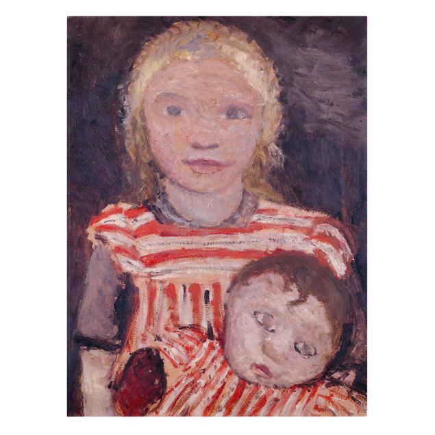 Riproduzioni quadri Paula Modersohn-Becker - Ragazza con bambola