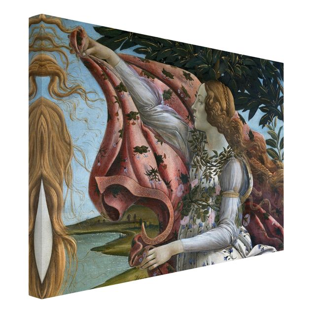 Quadro moderno Sandro Botticelli - La nascita di Venere. Dettaglio: Flora