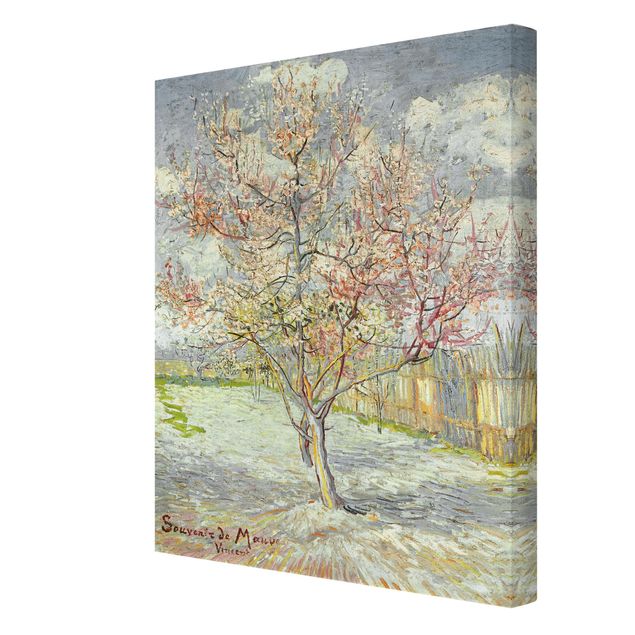 Quadri su tela con foresta Vincent van Gogh - Peschi in fiore