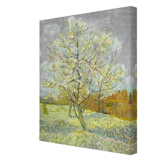 Quadri su tela con foresta Vincent van Gogh - Pesco in fiore