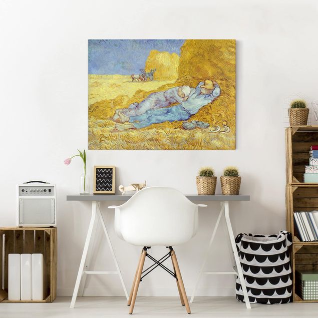 Post impressionismo quadri Vincent Van Gogh - Il sonnecchiante