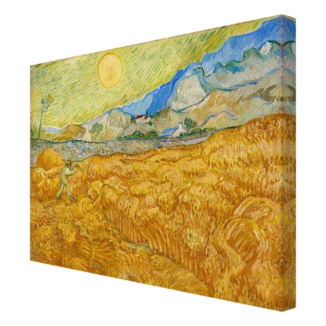 Stile di pittura Vincent Van Gogh - Il raccolto, il campo di grano
