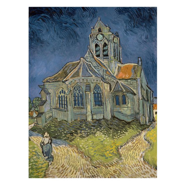 Riproduzioni Vincent van Gogh - La chiesa di Auvers