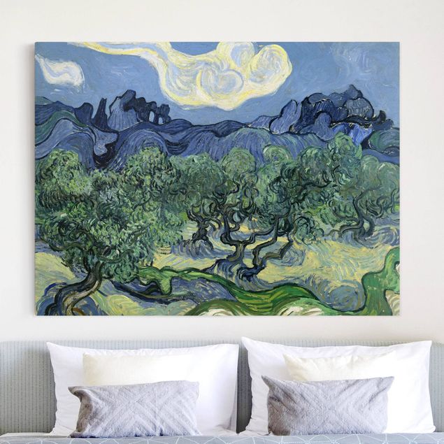 Quadri Impressionismo Vincent Van Gogh - Alberi di ulivo