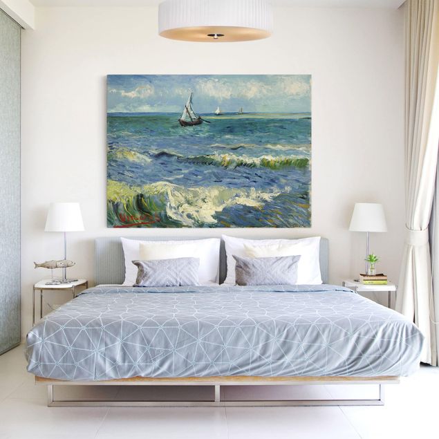 Post impressionismo quadri Vincent Van Gogh - Paesaggio marino vicino a Les Saintes-Maries-De-La-Mer