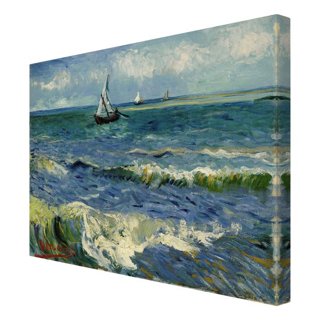 Quadri paesaggistici Vincent Van Gogh - Paesaggio marino vicino a Les Saintes-Maries-De-La-Mer