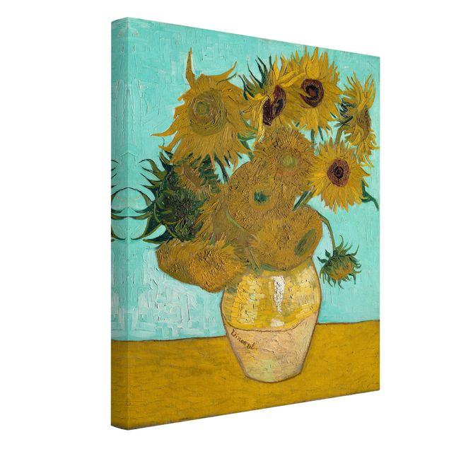 Quadri puntinismo Vincent van Gogh - Girasoli