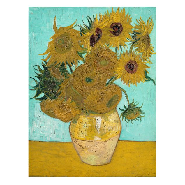 Tela girasoli Vincent van Gogh - Girasoli