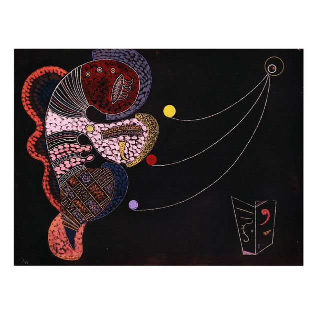 Stampe su tela parigi Wassily Kandinsky - Il grasso e il sottile