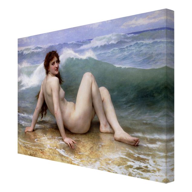 Quadri spiaggia William Adolphe Bouguereau - L'onda