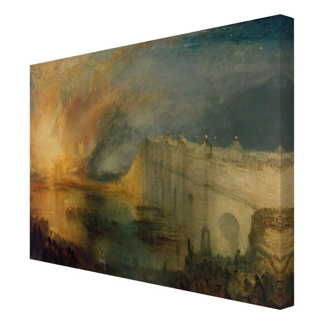Riproduzioni quadri famosi William Turner - L'incendio delle case dei Lord e dei Comuni