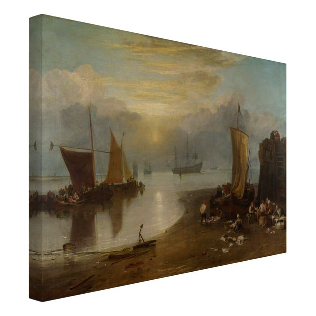 Stile di pittura William Turner - Il sole che sorge attraverso il vapore