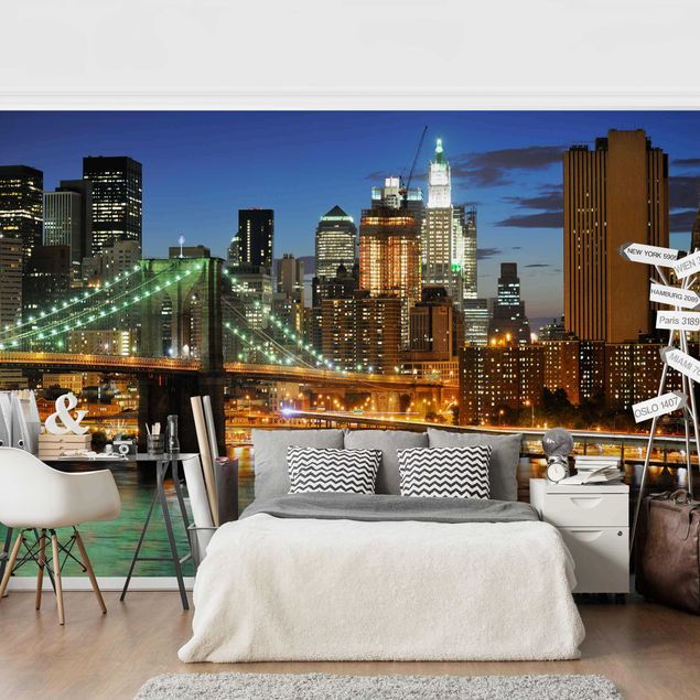 Carta parati New york Panorama di Manhattan