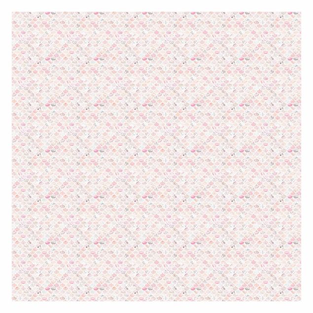 Carte da parati moderne Motivo di marmo rosa