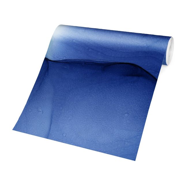 carta da parete Mélange di inchiostro blu