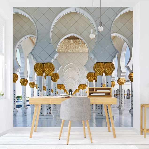 Carta parati tnt Moschea di Abu Dhabi