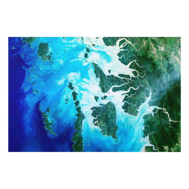 Quadri con spiaggia e mare Immagine NASA Arcipelago del sud-est asiatico