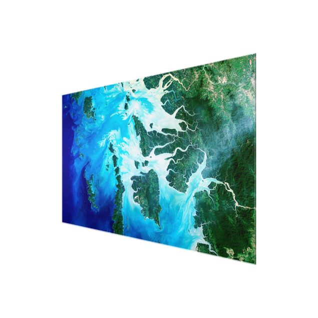Quadri in vetro con paesaggio Immagine NASA Arcipelago del sud-est asiatico