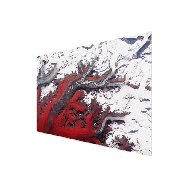 Stampe Immagine della NASA Ghiacciaio in Alaska