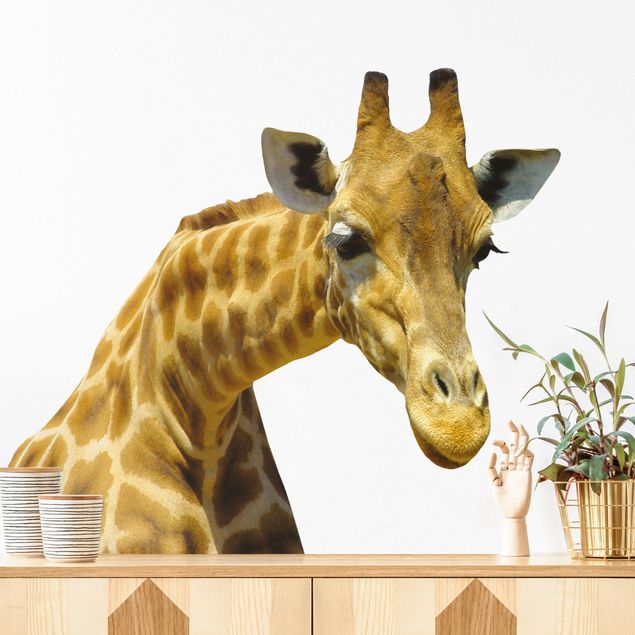 Decorazioni camera bambini Giraffa curiosa