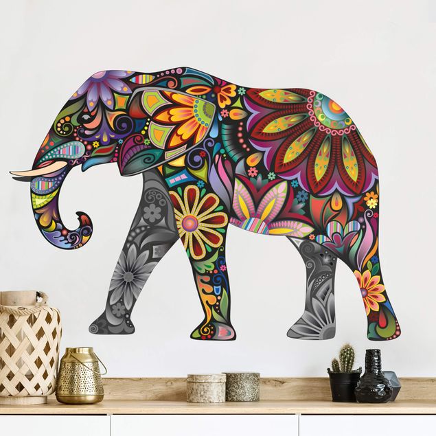 Adesivi murali elefante No.651 Motivo di elefante