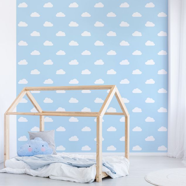 Decorazioni camera neonato No.YK54 Nuvole Azzurro