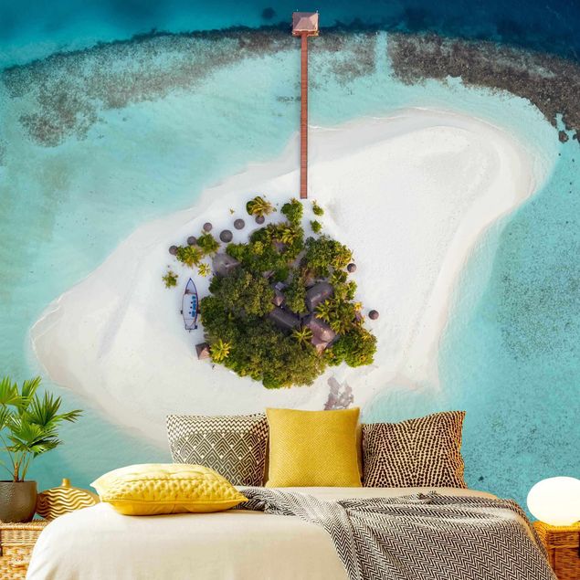 Carte da parati Caraibi Paradiso oceanico alle Maldive