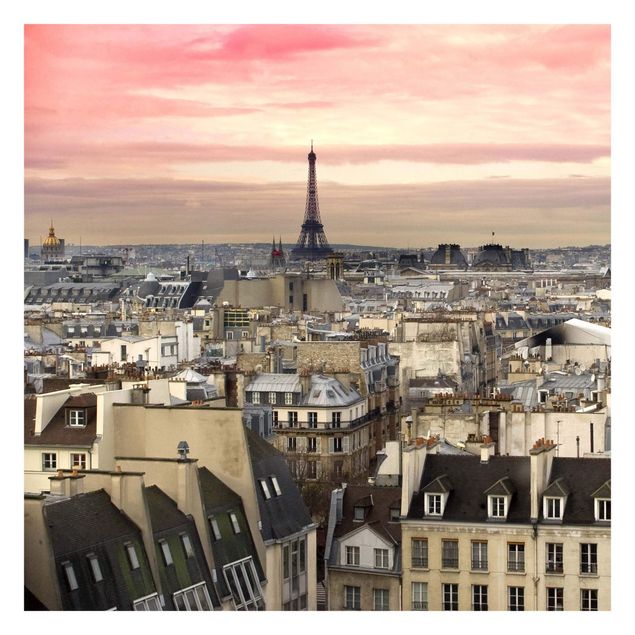 Carta parati beige Parigi da vicino