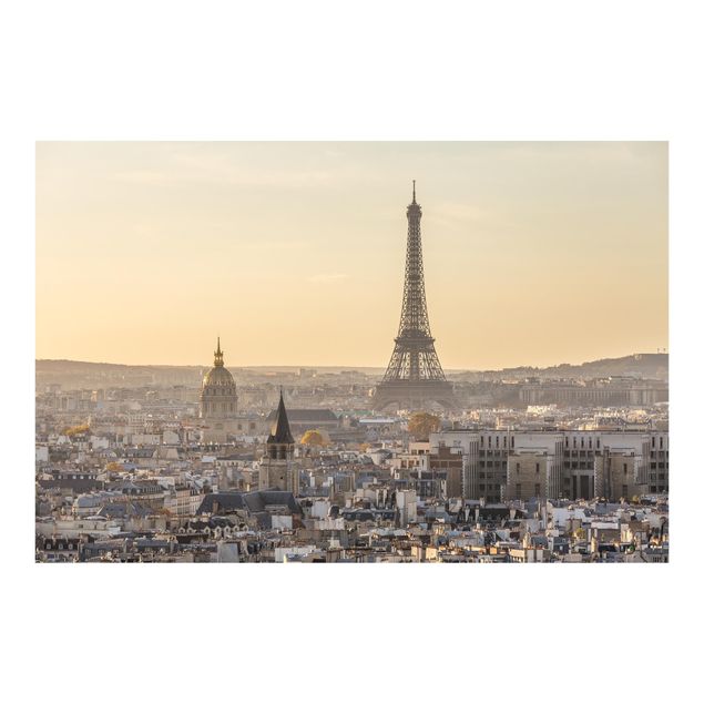 Carte da parati architettura Parigi all'alba
