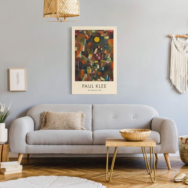 Riproduzione quadri famosi Paul Klee - La luna piena - Edizione da museo