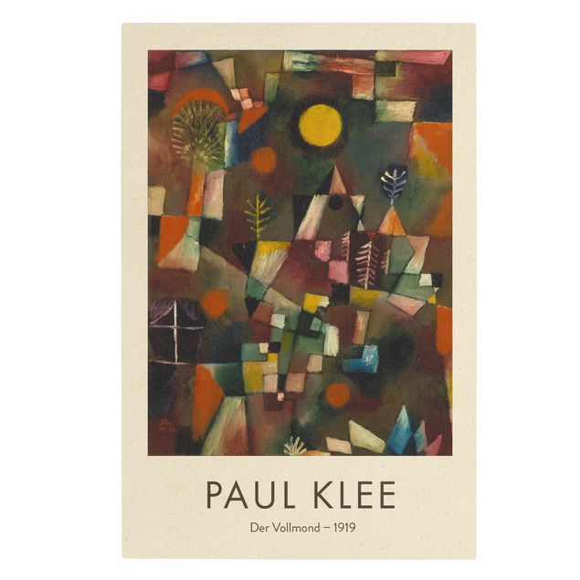 Riproduzione quadri su tela Paul Klee - La luna piena - Edizione da museo