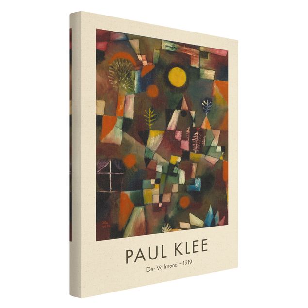 Quadro marrone Paul Klee - La luna piena - Edizione da museo