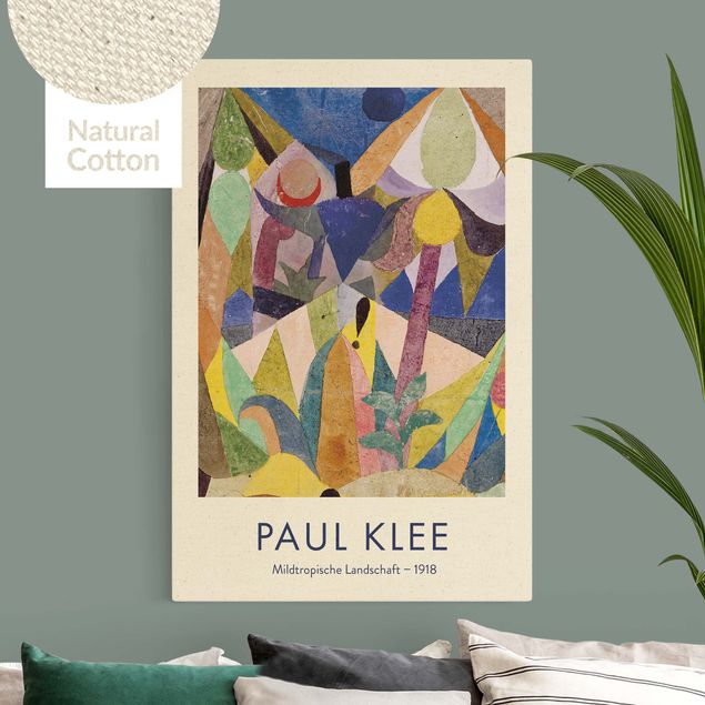 Riproduzioni Paul Klee - Paesaggio tropicale mite - Edizione da museo