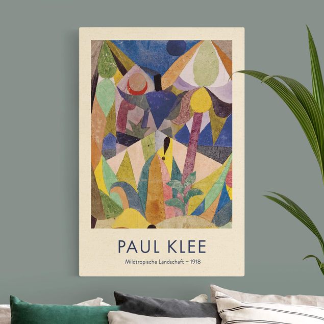 Correnti artistiche Paul Klee - Paesaggio tropicale mite - Edizione da museo