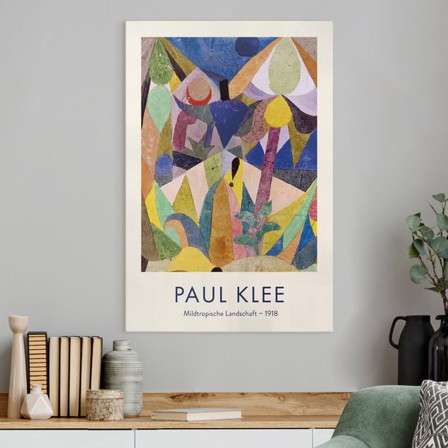 Riproduzioni Paul Klee - Delicato paesaggio tropicale - Edizione museo