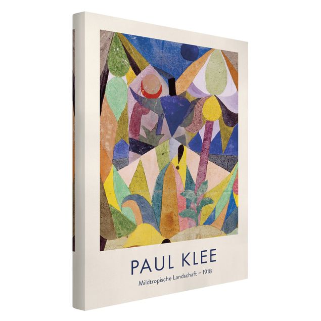 Riproduzione quadri famosi Paul Klee - Delicato paesaggio tropicale - Edizione museo