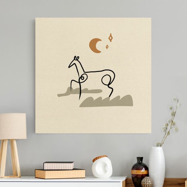 Quadro cavallo Interpretazione di Picasso - Il cavallo