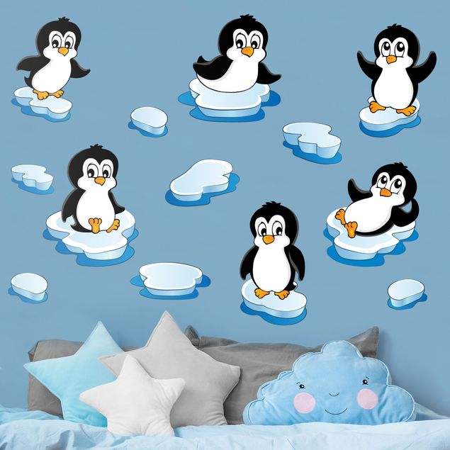 Stickers murali Set cameretta neonato - Pinguino