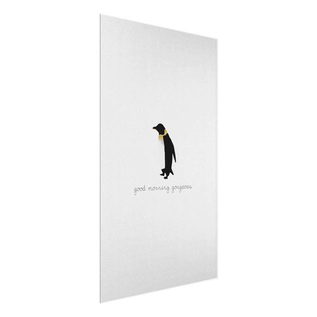 Stampe Citazione Pinguino Buongiorno Splendido