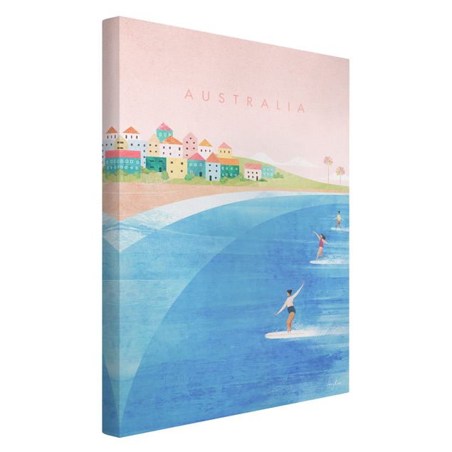 Quadri su tela con spiaggia Poster di viaggio - Australia