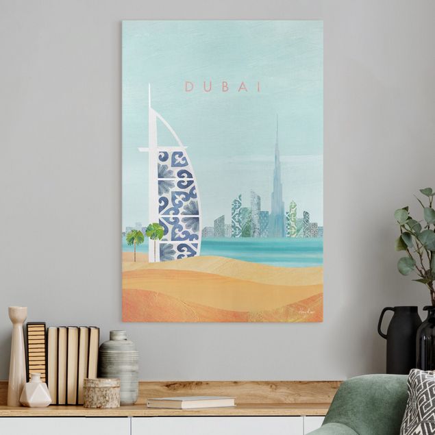 Quadri Asia Poster di viaggio - Dubai