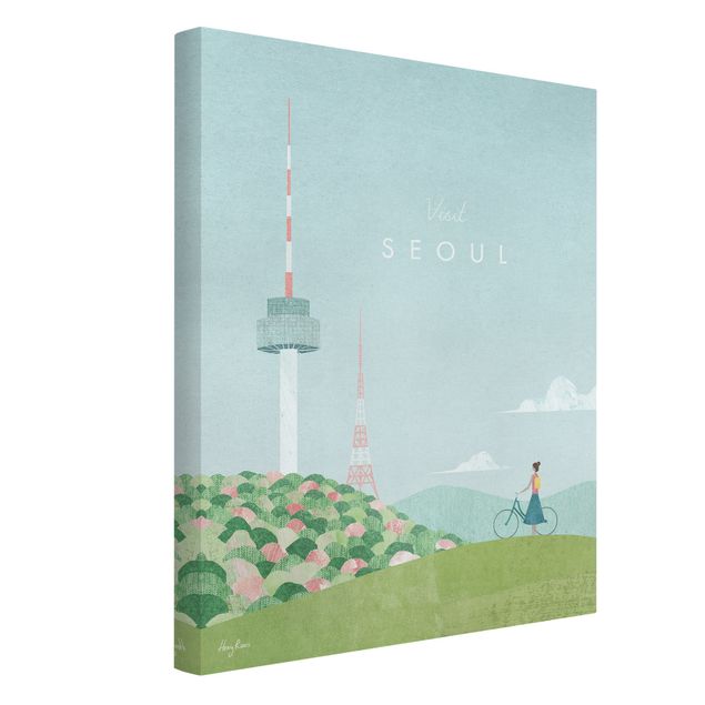 Riproduzioni quadri famosi Campagna turistica - Seoul
