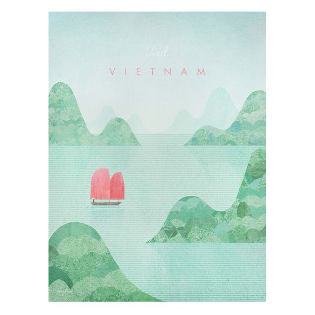Quadri skyline  Campagna turistica - Vietnam