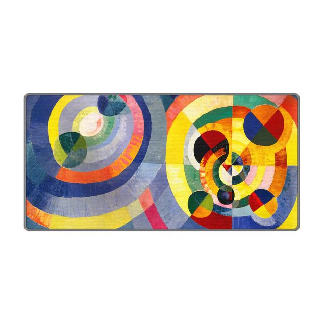 tappeto grande Robert Delaunay - Forme circulaire