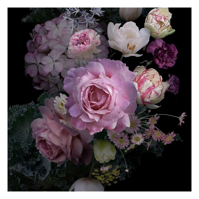 Carte da parati country Bouquet di splendide rose